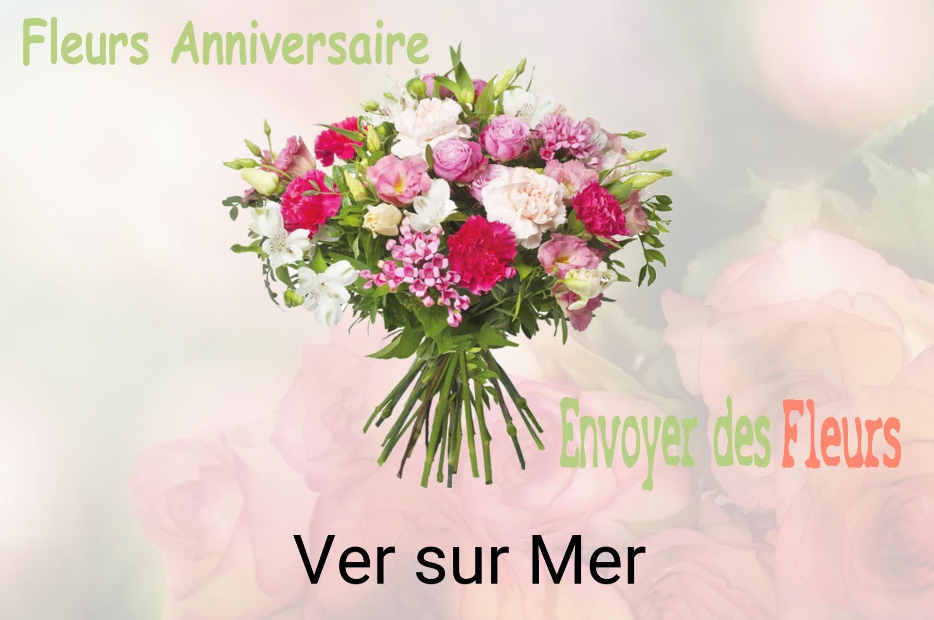 Bouquet de fleurs d’anniversaire livré à Ver-sur-Mer