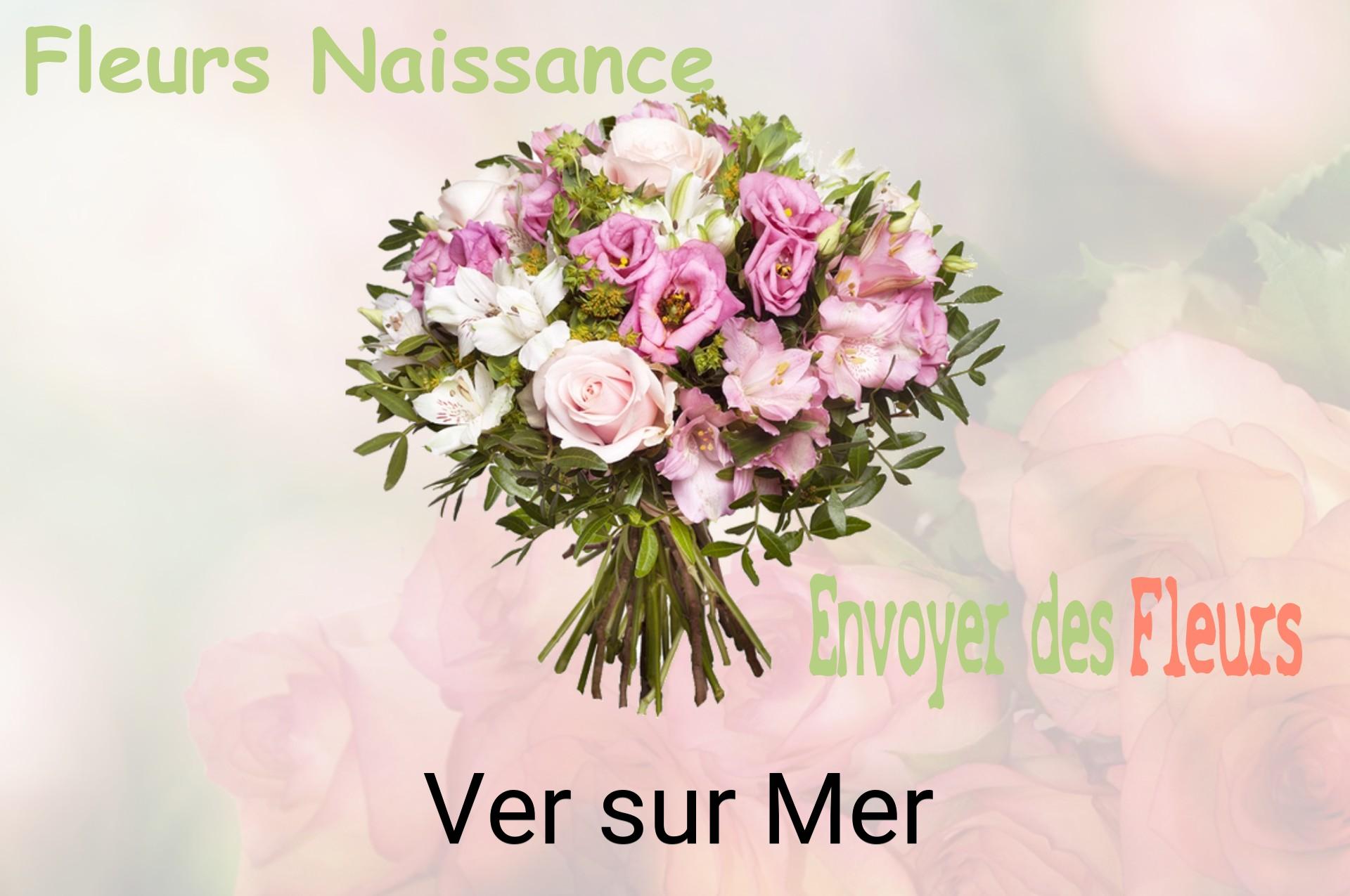 Bouquet de fleurs de naissance livré à Ver-sur-Mer